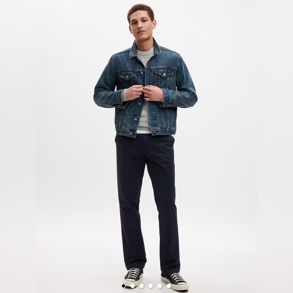 NWT Gap Men’s Navy  Modern Straight Khakis